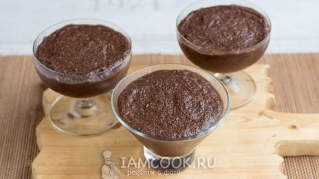 шоколадный мусс из цветной капусты