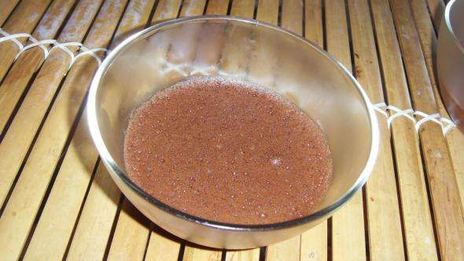 шоколадный мусс с бисквитом