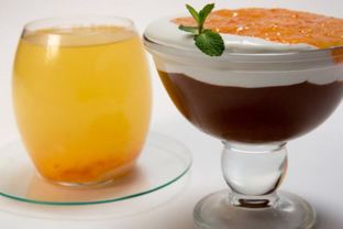 Шоколадный мусс с хурмой