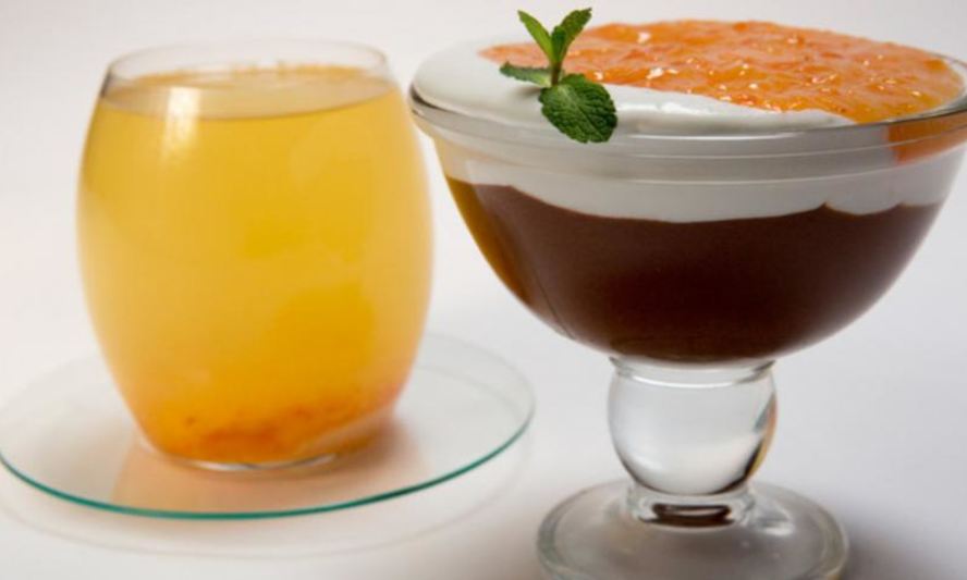 Рецепт шоколадный мусс с хурмой