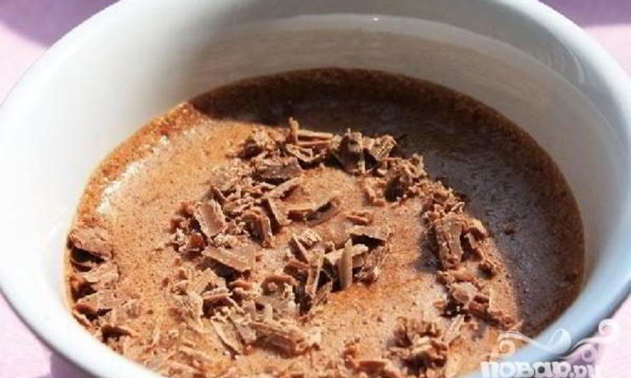 Рецепт шоколадный мусс с коньяком