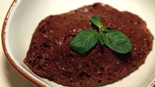 Шоколадный мусс с мятой