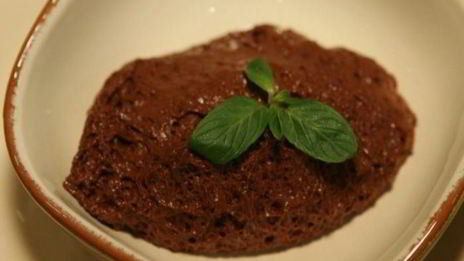 шоколадный мусс с мятой