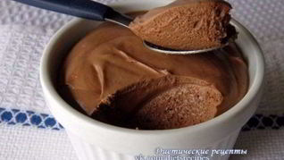 Шоколадный мусс с творогом