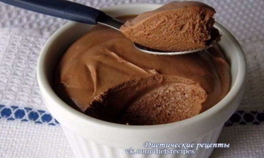 Рецепт шоколадный мусс с творогом