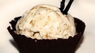 Шоколадные корзиночки с банановым муссом