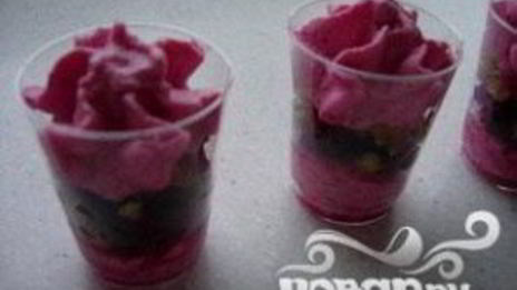 свекольный мусс