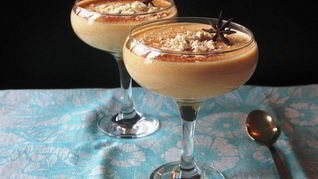 Тыквенный мусс с белым шоколадом и апельсином