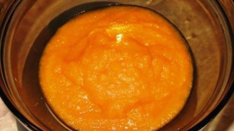 тыквенный мусс с белым шоколадом и апельсином