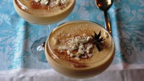 тыквенный мусс с белым шоколадом и апельсином