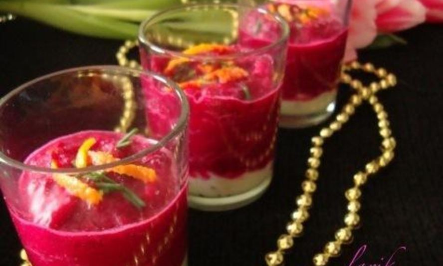 Рецепт веррины со свекольно-мандариновым муссом