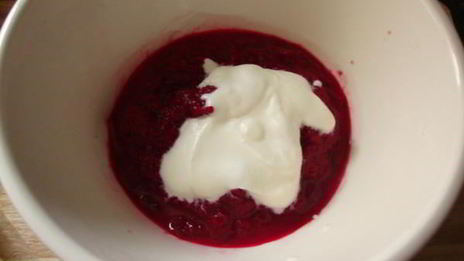 веррины со свекольно-мандариновым муссом