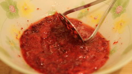 воздушный клубничный мусс