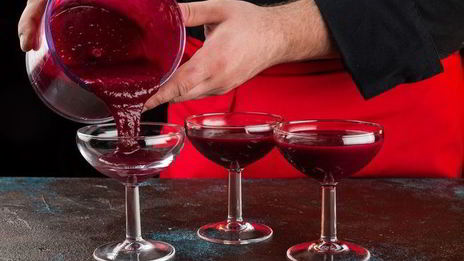 ягодный мусс с манной крупой