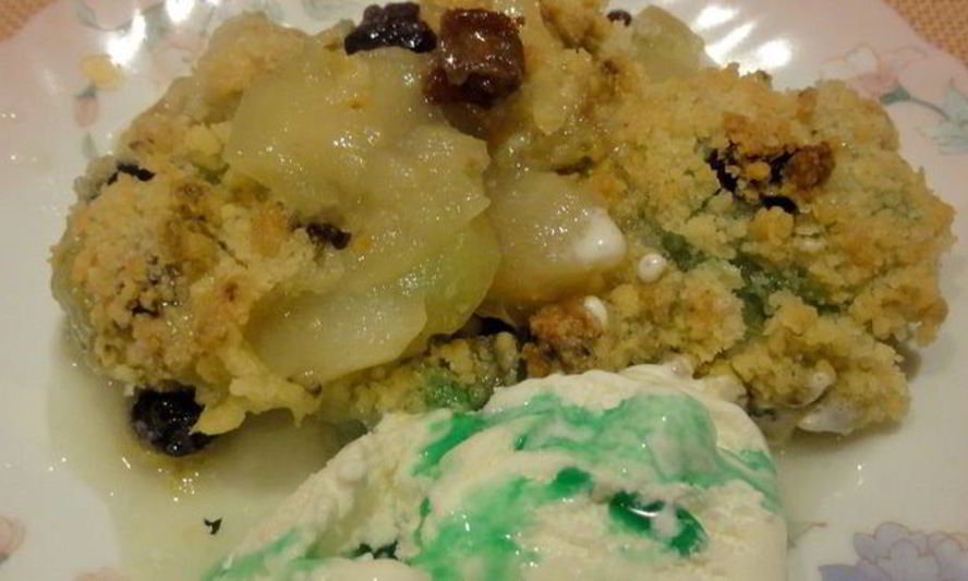 Рецепт мятный крамбль