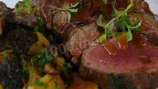 Оленина в шоколадном соусе