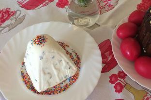 Быстрая творожная пасха