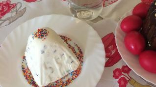 Быстрая творожная пасха