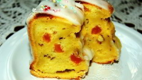 быстрый, бездрожжевой кулич