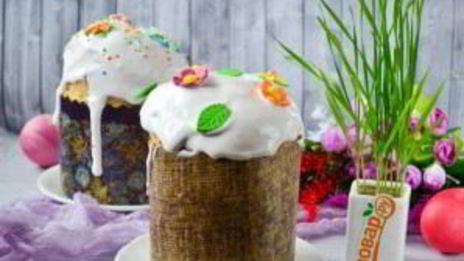 дрожжевой кулич