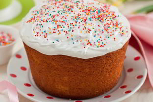 Глазурь для кулича лимонная