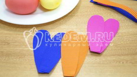 крашеные яйца пасхальные кролики