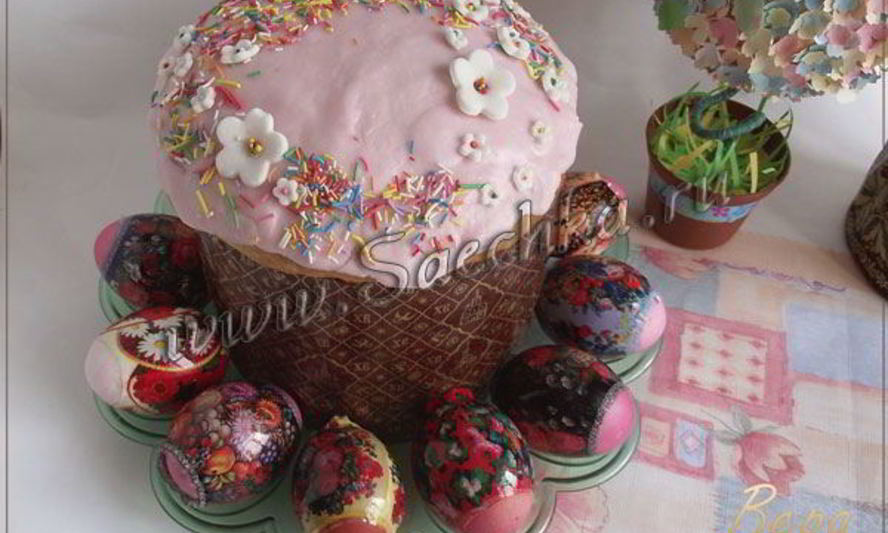 Рецепт кулич на сметане