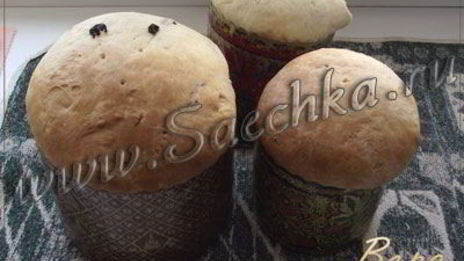 кулич на сметане