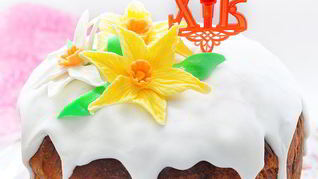 Кулич на желтках и топленом масле