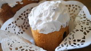 Кулич Пасхальный на взбитых яйцах с заварной глазурью