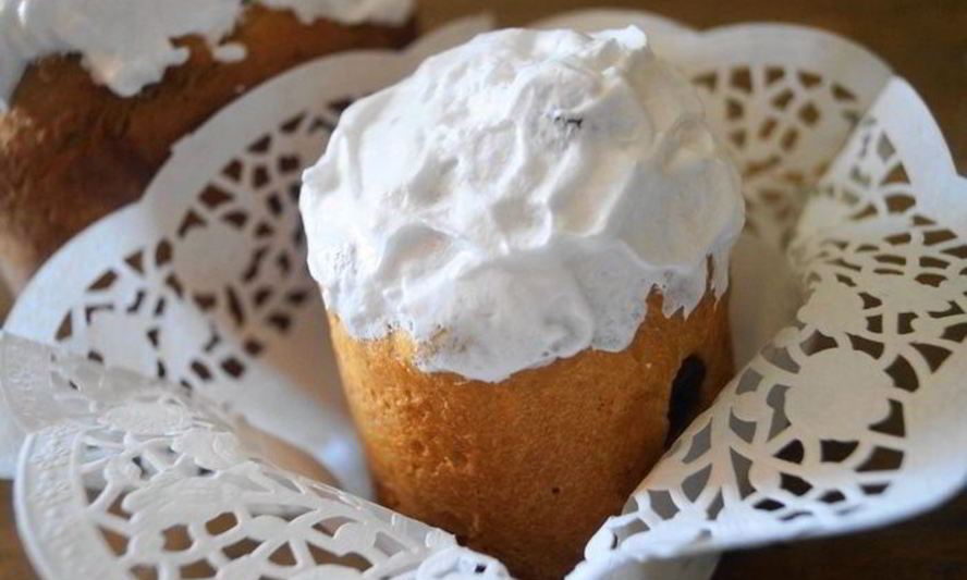 Рецепт кулич пасхальный на взбитых яйцах с заварной глазурью