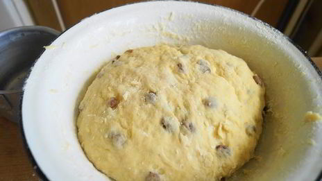 кулич пасхальный на взбитых яйцах с заварной глазурью