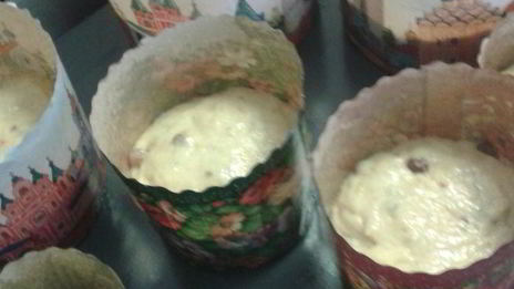 кулич пасхальный на желтках с шафраном