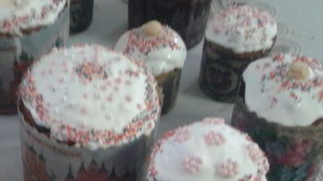 кулич пасхальный на желтках с шафраном