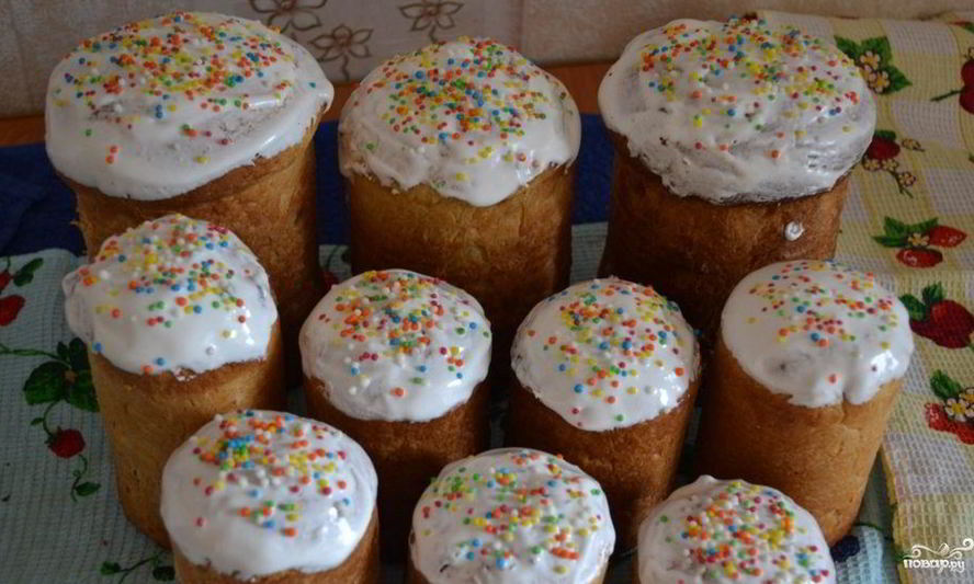 Рецепт кулич с изюмом на пасху