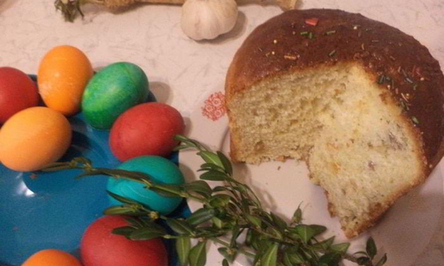 Рецепт кулич с цукатами, изюмом и орехами