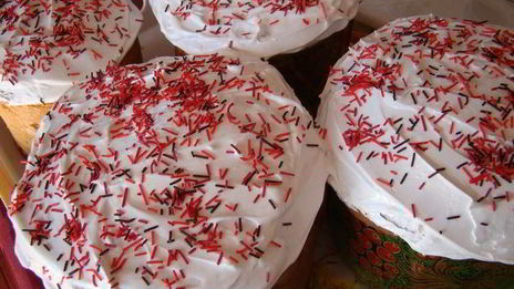 кулич воздушный на желтках