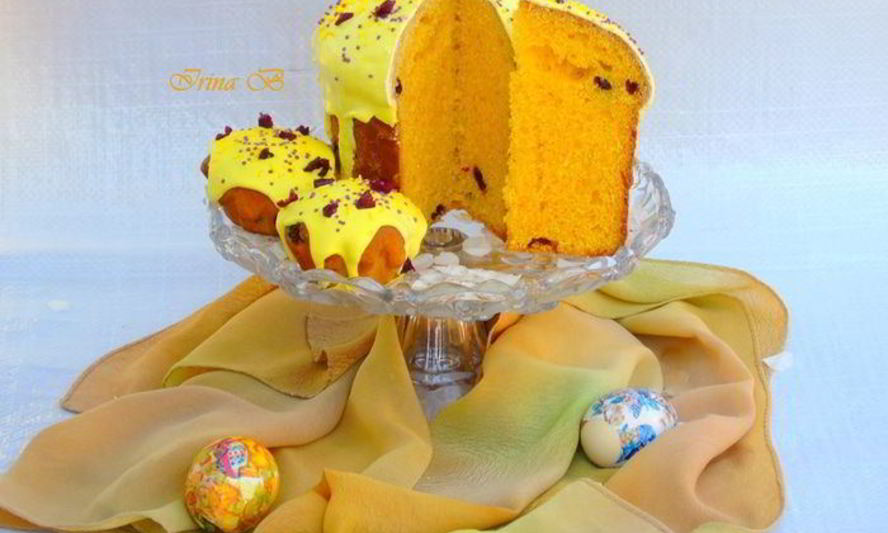 Рецепт морковный кулич с клюквой