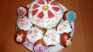 Нежный Кулич к Пасхе