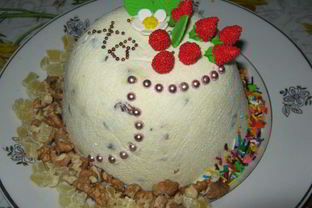 Пасха из жирного творога