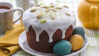 Пасхальный кулич на свежих дрожжах