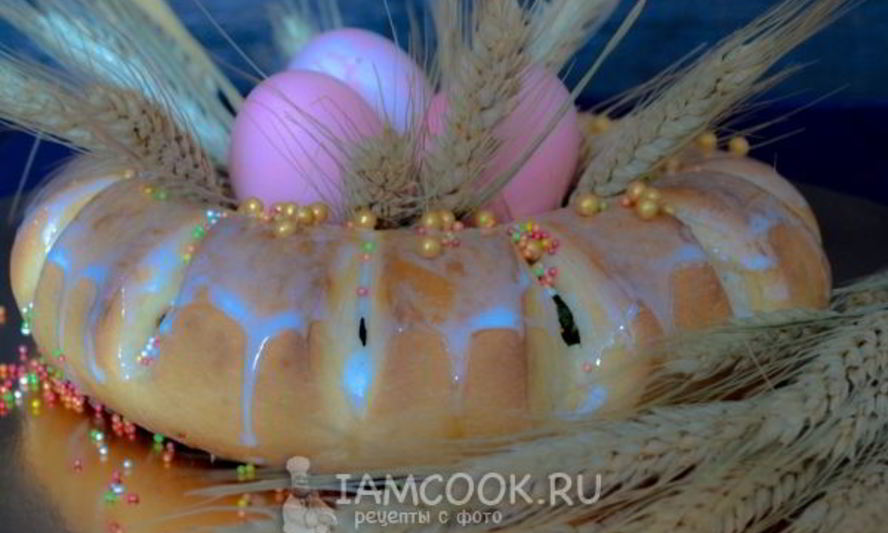Рецепт пасхальный цветок