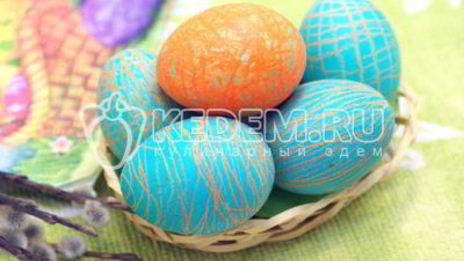 пасхальные яйца карандашные