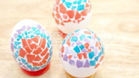 пасхальные яйца мозаика