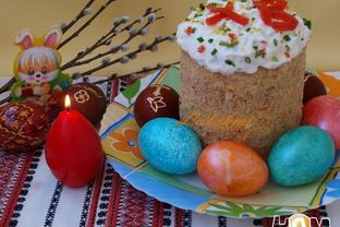 СалатПасхальный кулич