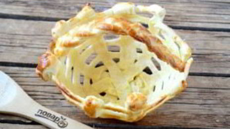 съедобная корзинка для пасхальных яиц