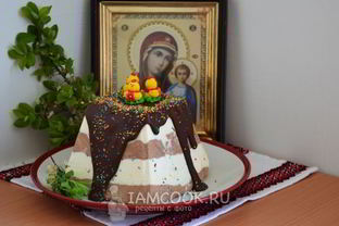Творожная пасха без выпечки