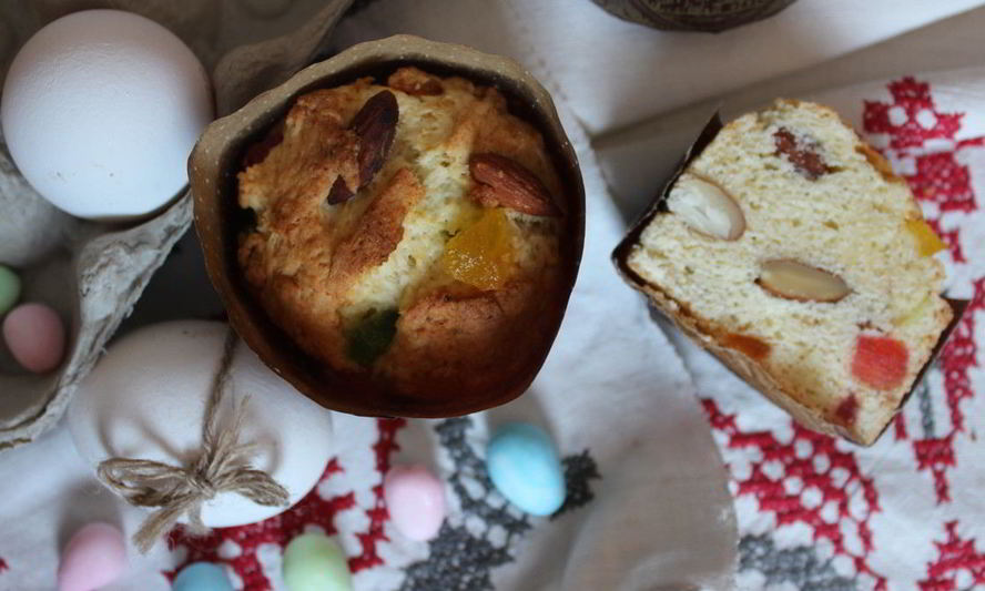 Рецепт творожный бездрожжевой кулич