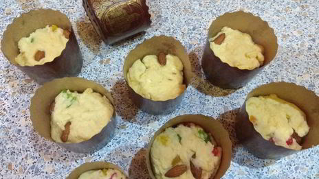 творожный бездрожжевой кулич