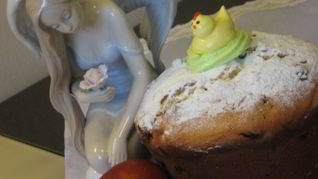 Творожный кулич на соде